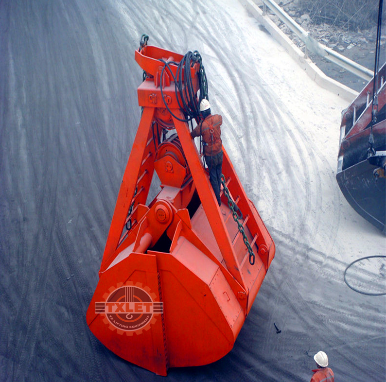 Four-rope Clamshell Grab Bucket – The Optimal Solution for Bulk Material Handling with a Two-Winch Crane